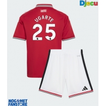 Manchester United Manuel Ugarte #25 Domaci Dres za djecu 2026-27 Kratak Rukav (+ Kratke hlače)